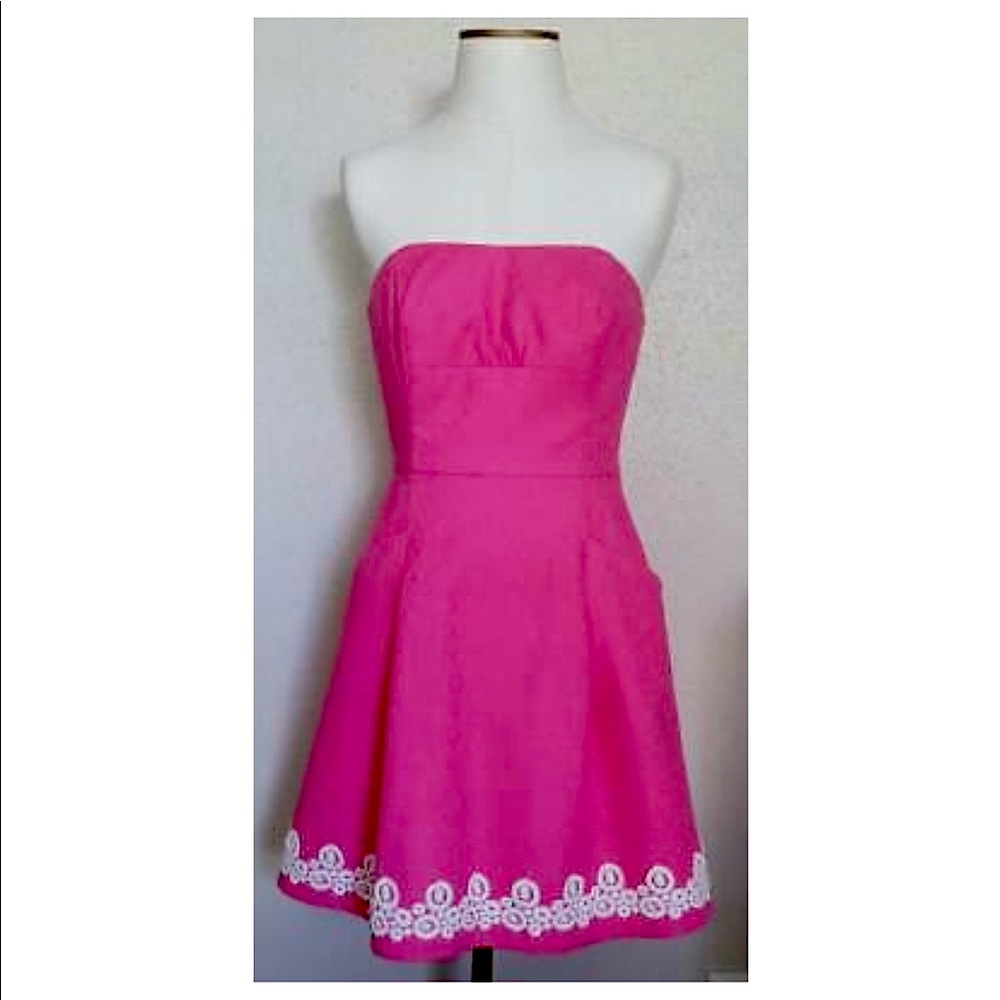 Lilly Pulitzer Blossom Strapless Dress